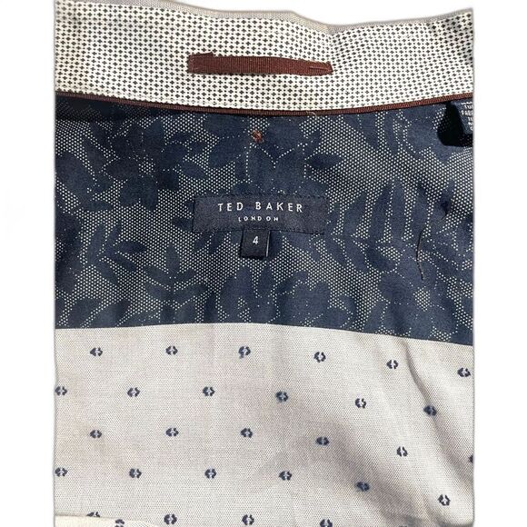 Stunning TED BAKER button down blouse size 4 - Picture 1 of 10